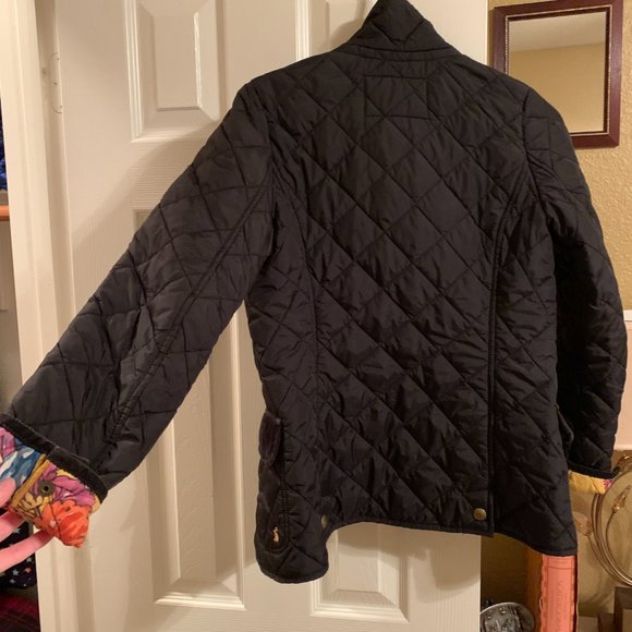 Joules Moredale Black Quilted Jacket XXS - Picture 5 of 13